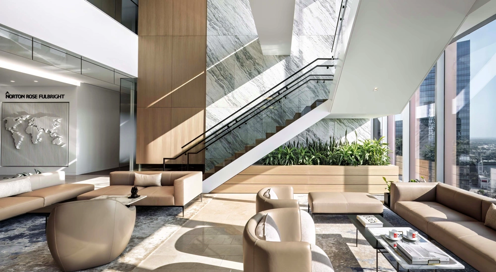 A modern office in the daytime